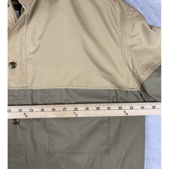 Vintage Eddie Bauer Expedition Gore-Tex Jacket Men's L Tan Beige Hooded USA READ - Picture 12 of 13